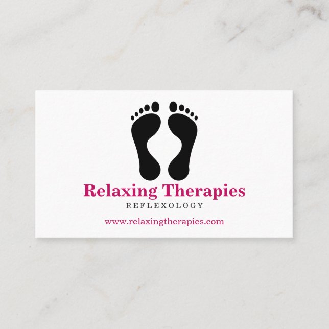 Reflexology Visitkort (Framsida)