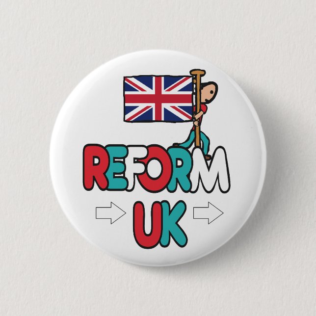 Reform UK Knapp (Framsida)
