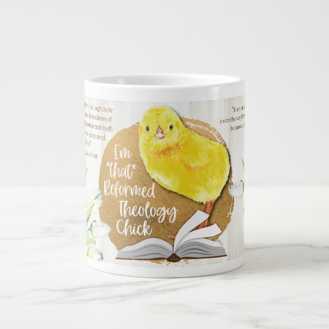 "Reformed Theology Chick" 20 oz. Christian Mugg Jumbo Mugg (Framsidan)