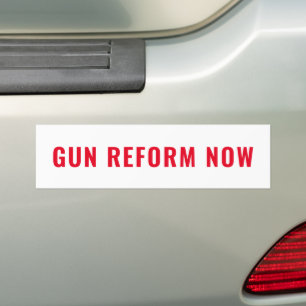 Reformen av Gun är nu minimalistisk text vit och r Bildekal