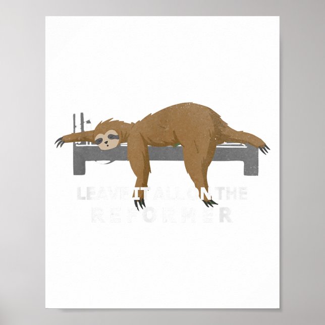 Reformer Lates Sloth Lates  Poster (Framsidan)