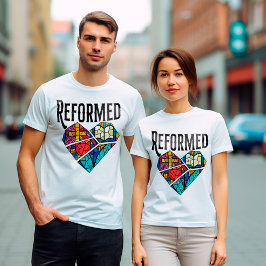 Reformerad hjärt-kristen t shirt