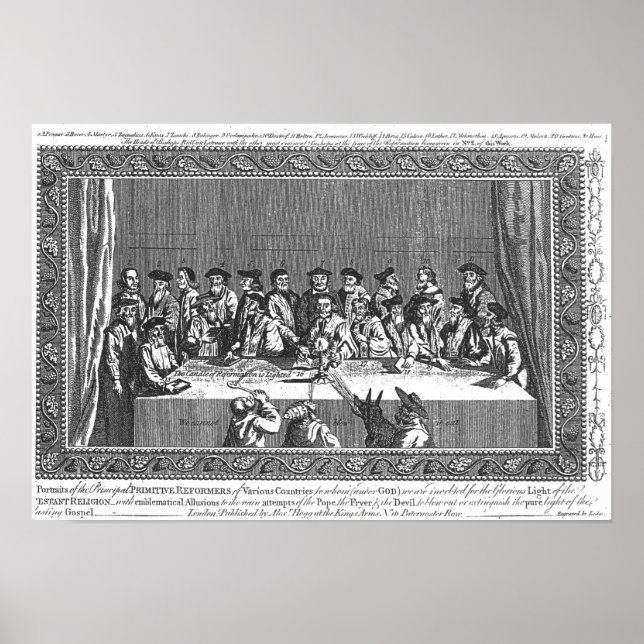 Reformeringens ljus är tänt" poster (Framsidan)