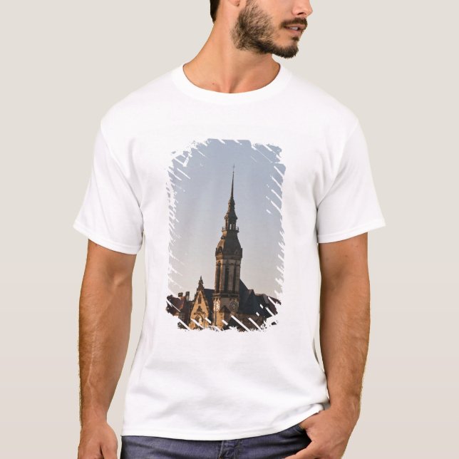 Reformerta kyrkan Leipzig, Tyskland Tee Shirt (Framsida)