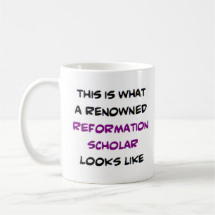 reformforskare, välkänd kaffemugg