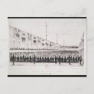 Reformist Banquet at Amiens, 5 december 1847 Vykort