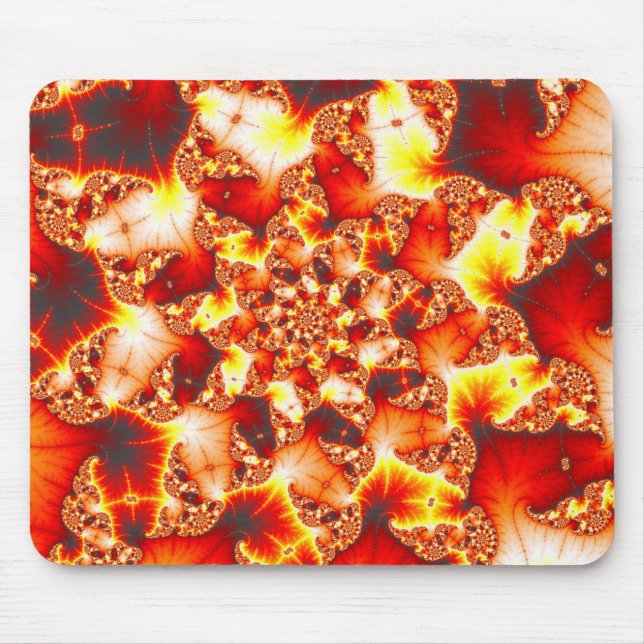 Refraktiv värme - Fractal Mousepad Musmatta (Framsidan)