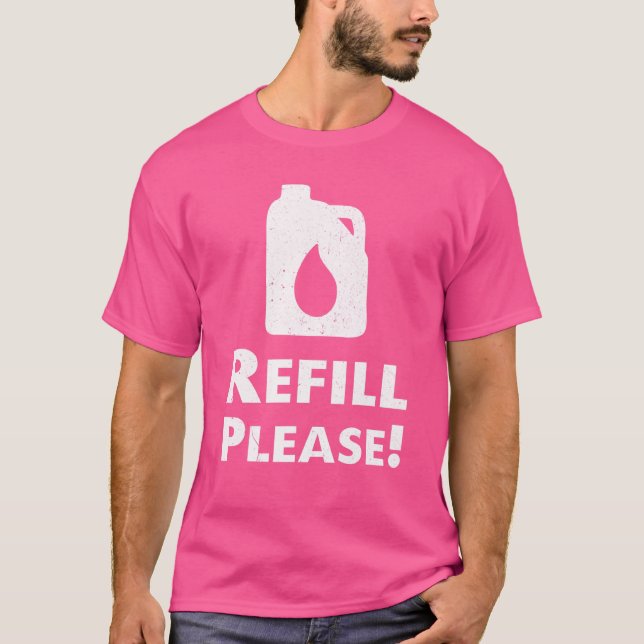 Refuel Petrol Pris Motorist Say T Shirt (Framsida)