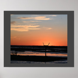 Refuge Waterscape Sunset Poster