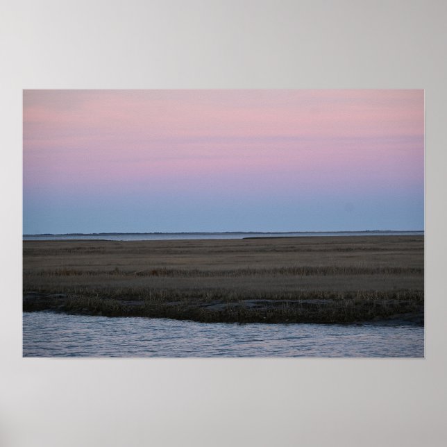 Refuge Waterscape Sunset Poster (Framsidan)