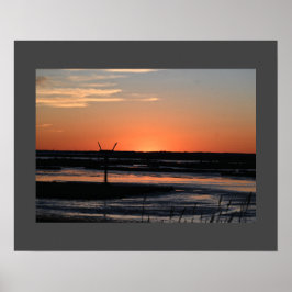 Refuge Waterscape Sunset Poster