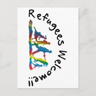 Refugees Welcome Vykort