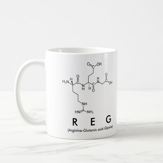 Reg peptide namn mugg (Vänster)