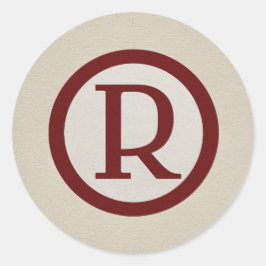 REG! RUNT KLISTERMÄRKE