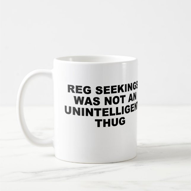 Reg Seekings Mug Kaffemugg (Vänster)