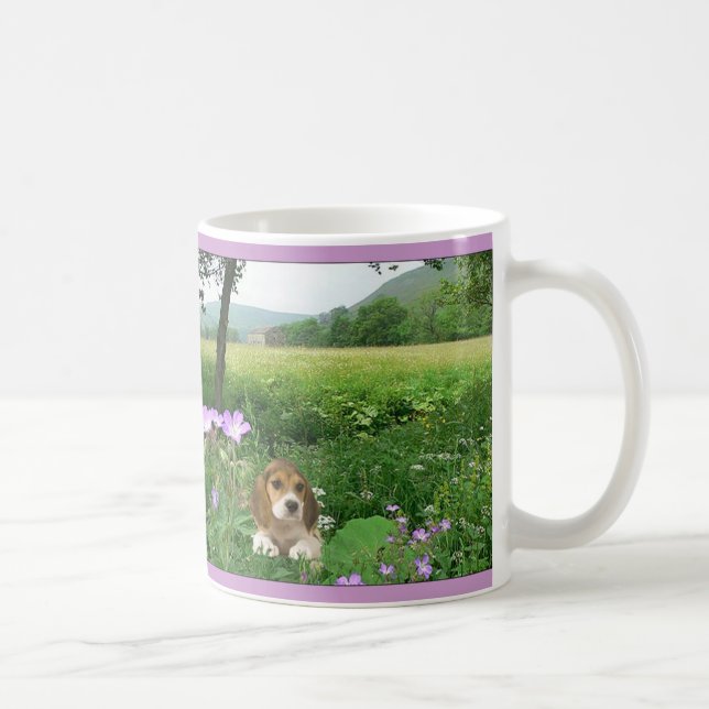 Regal ängmugg för Beagle Kaffemugg (Höger)
