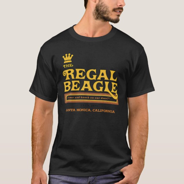 Regal Beagle Funny Beagle T Shirt (Framsida)