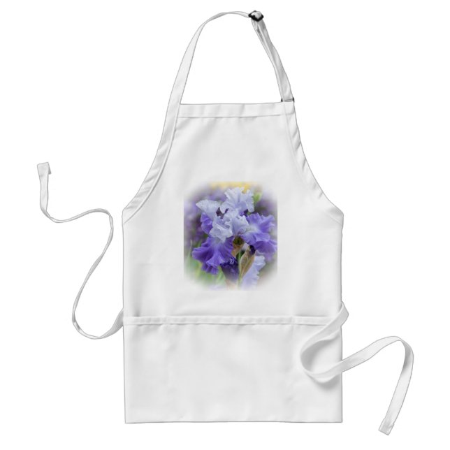 Regal Bearded Iris - Lila & White Förkläde (Framsidan)
