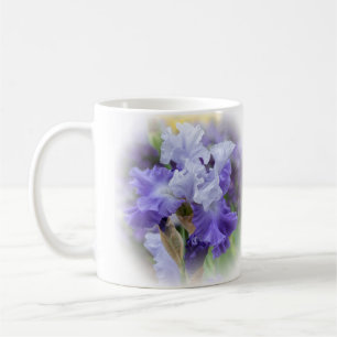 Regal Bearded Iris - Lila & White Kaffemugg