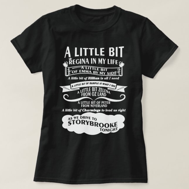 Regal Believer regina mills Music Girl Gift åt mig T Shirt (Design framsida)