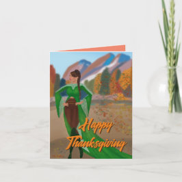 Regal Black Woman | Happy thanksgiving-kort Kort
