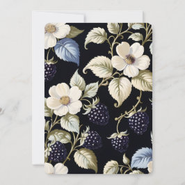 Regal Blommigt Elegance: Möhippa Tea Party-inbjuda Inbjudningar