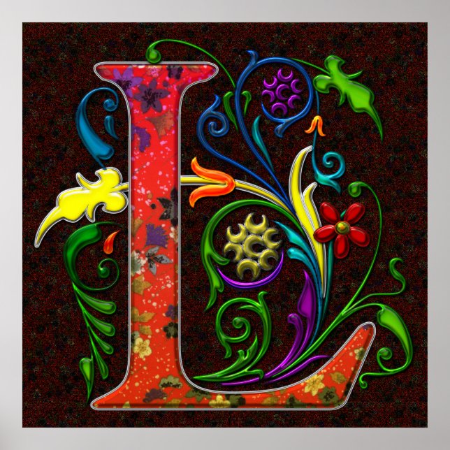 REGAL Brev L med bakgrundskonst Poster (Framsidan)