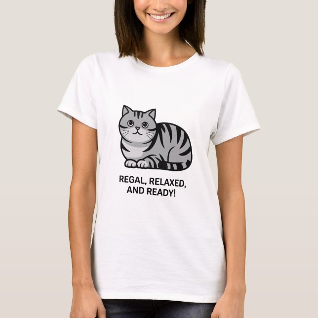 Regal British Shorthair T Shirt (Framsida)