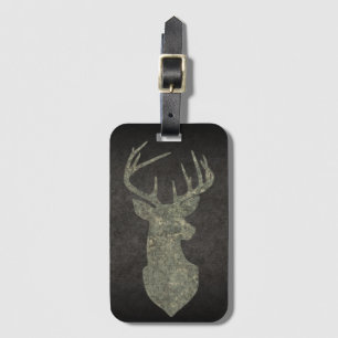 Regal Buck Trophy Hjort Silhouette i Camouflage Bagagebricka