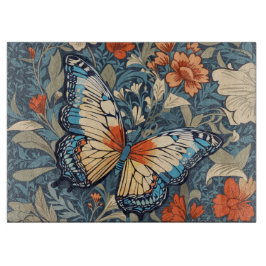 Regal Butterfly Amidst William Morris Blommigt