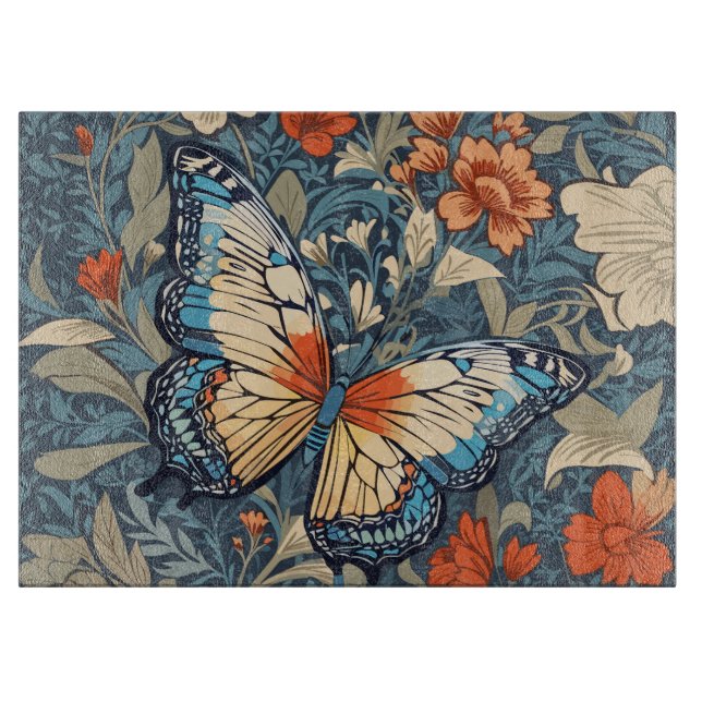 Regal Butterfly Amidst William Morris Blommigt (Framsidan)
