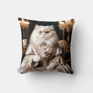 Regal Cat i Gown Kudde
