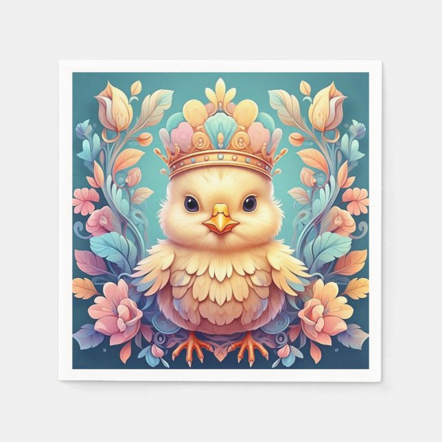 "REGAL CHICK" kaffe mugg. Pappersservett (Framsidan)