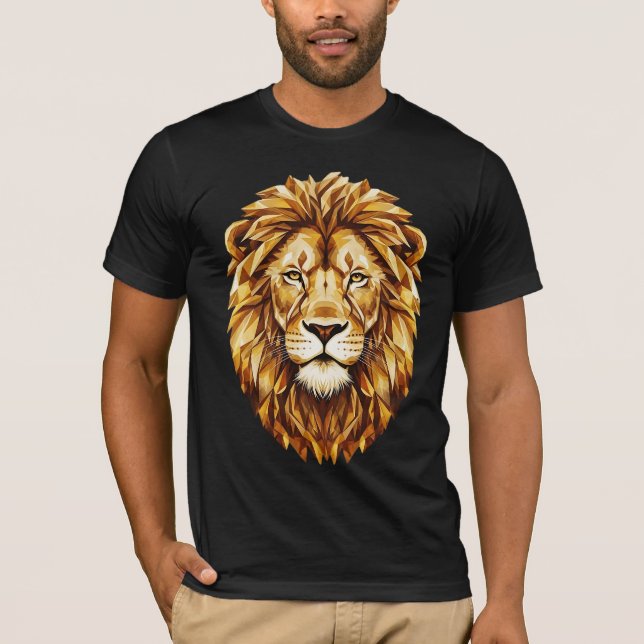 Regal Citrine Lion Head T Shirt (Framsida)