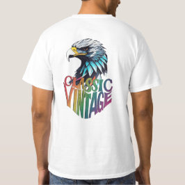 Regal Crystal Eagle’ Majestisk design T Shirt