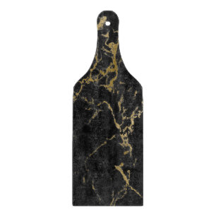 Regal dekorativ marble Inspired BLACK GULD
