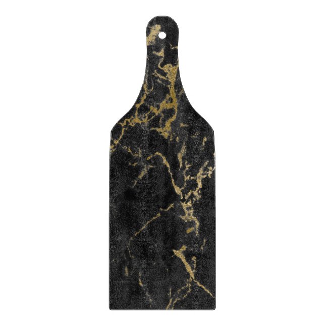 Regal dekorativ marble Inspired BLACK GULD (Framsidan)
