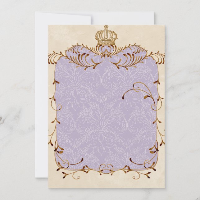 Regal Egrets, Swirls & Damask - Tackkort Anteckningskort (Framsida)