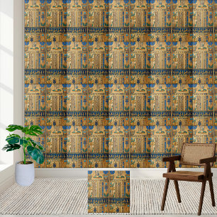 Regal Egyptian Hieroglyphs Tile Kakelplatta