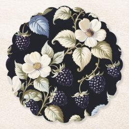 Regal Elegance Blackberry & Blooms Underlägg Papper