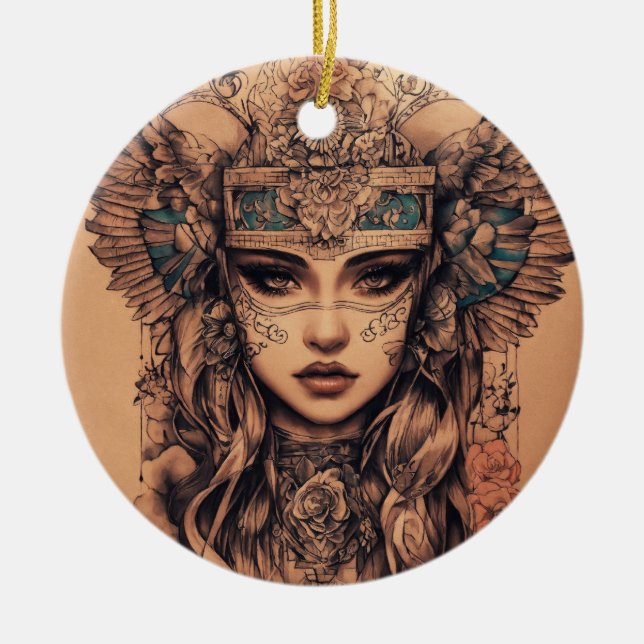 Regal Elegance Julgransprydnad Keramik (Framsidan)