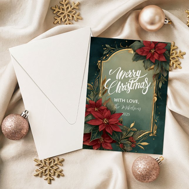 Regal Emerald Holiday Julkort (Skapare uppladdad)