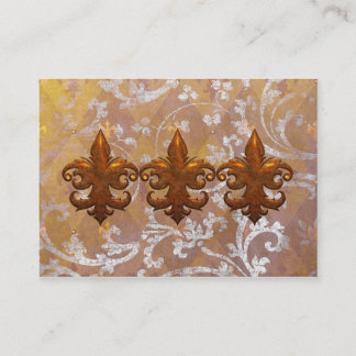 REGAL FLEURS: ENORMT SILVER och GULD Visitkort