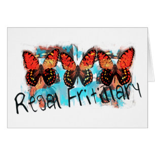 regal fritillary hälsningskort