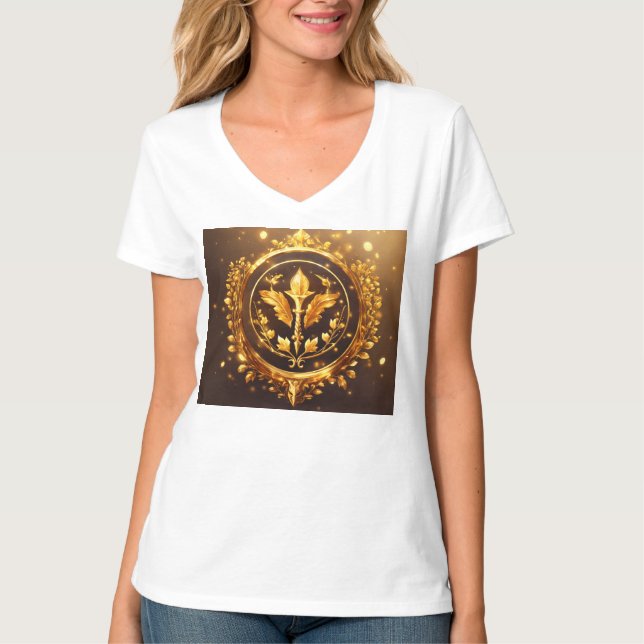 Regal Golden Laurel "P&D" Emblem T Shirt (Framsida)