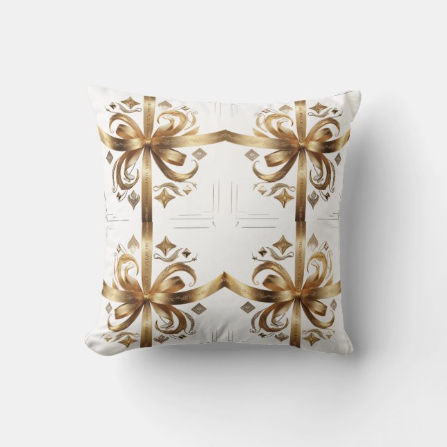 Regal Golden Phoenix Luxury Design Decorative  Kudde (Framsida)
