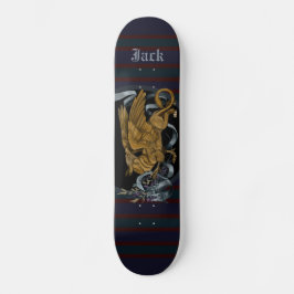 Regal Guld Griffin Mini Skateboard Bräda 18,5 Cm