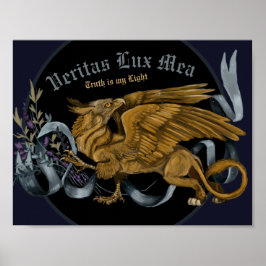 Regal Guld Griffin Poster