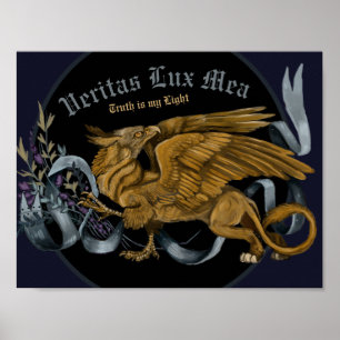 Regal Guld Griffin Poster