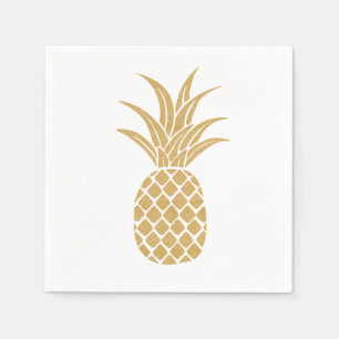 Regal Guld Pineapple Napkins Pappersservett